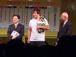 原良馬さん、プロレスラーの小橋健太選手